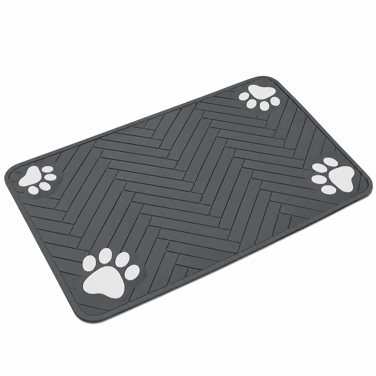 Tapete de alimentación para perros/gatos, absorbente